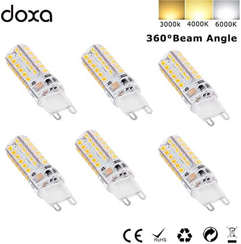 | LED Bulbs & Tubes | Packs G9 LED Bulb 110V 220V 3000K 4000K 6000K 2835SMD Corn Bulbs 48LED g9 Halogen Lamp Replacement 360 Beam Angle | by AQANATURE