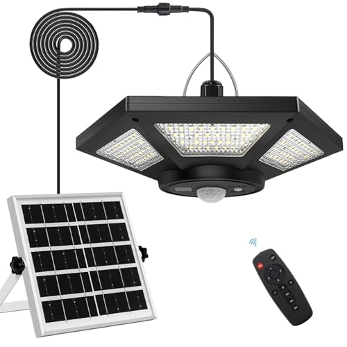 Solarleuchte für Schuppen (schwarz)
