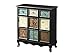 Monarch Apothecary Bombay Chest, Distressed Black/Multi-Color