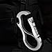 Idakekiy Dual Carabiner Keychain Mutil Tool with Key Chain Bottle Opener for Keys
