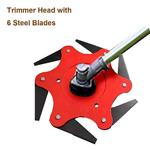 image for SYITCUN Trimmer Head Adaptor Kit Gardening Machine Lawnmower Blade Ada