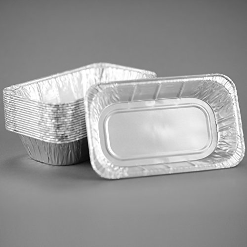 Simply Deliver Aluminum Steam Table Pan, Third-Size, Deep, 45 Gauge, 100-Count