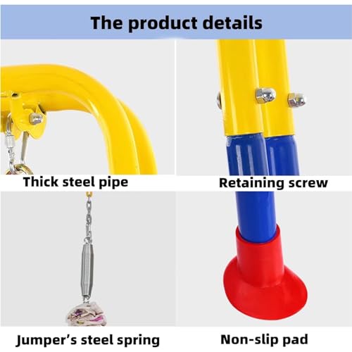 AM ANNA 3-in-1 Toddler Swing Set with Stand, Indoor/Outdoor Baby Swing with Foldable Metal Stand, Kids Swing Set for Backyard, Clear Instructions, Easy to assemble and store