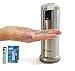 OLpure Automatic Soap Dispenser Touchless Stainless Steel, Brush Polishing, Waterproof Base. Comes With Oil Spray Bottle