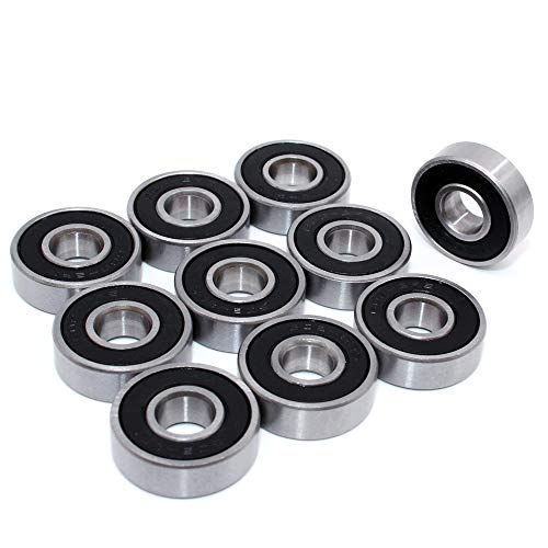 Wellgo 6082RS Ball Bearings Skateboard Bearings Double Rubber Sealed
