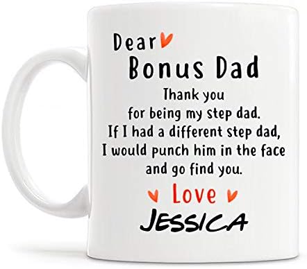 dear bonus dad mug