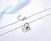 February Birthstone Natural Amethyst Gemstone Necklace Women Birthday Gifts Mom Wife I Love You to the Moon and Back Necklace Sterling Silver