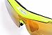 Wolfbike POLARIZE Sports Cycling Sunglasses with 5 Set Interchangeable Lenses Green Frame