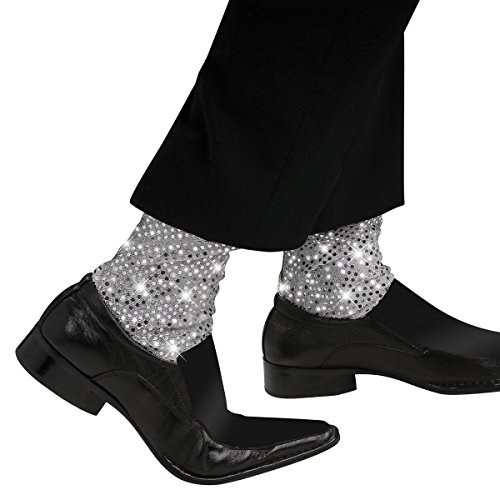Michael Jackson Sequin Sparkle Socks Costume Accessory