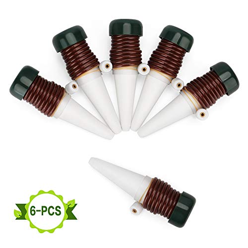 Self-Watering Stakes Automatic Plant Drip Irrigation Vacation Garden Watering System Devices 6 Packs (6 pcs)