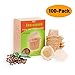 Unbleached K cup Disposable Paper Filters with Lid for Keurig Reusable K Cup Filters,Keurig Filters for K Cup Reusable Coffee Filters, Fits All Keurig Single Serve Filter Brands