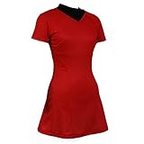 CosplaySky Star Trek Into Darkness Uhura Uniform Dress Costume Red Version Large
