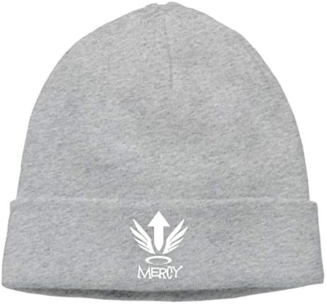 Gaoger Mens & Womens Overwatch Mercy Skull Beanie Hats Winter Knitted Caps Soft Warm Ski Hat Black