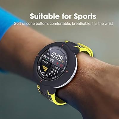 SIKAI CASE Sport Hybrid Style Correa de Silicona Banda de Cuero ...