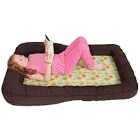 Leachco BumpZZZ Travel Bed, Brown/Green Forest Frolics