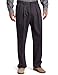 Haggar Men's Work-to-Weekend No-Iron Pleat-Front Pant with Hidden Expandable Waist
