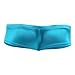 iEFiEL Mens Cap Cover Bulge Pouch Low Rise Mini Bikini Briefs Lingerie Underwear Blue XXL
