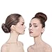 Hair Bun Maker Set,4 Pcs Donut Hair Bun Maker(1 large, 1 medium and 2 small)+20 Pcs Hair Pins,Dark Brown