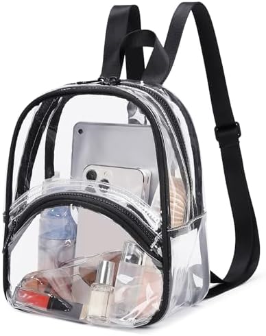 Amazon.com | JanSport Mini Pack - Lightweight 10L Backpack with Adjustable  Straps and Front Zipper Pocket - Perfect for Travel, Concerts, & Everyday  Use, Clear | Casual Daypacks