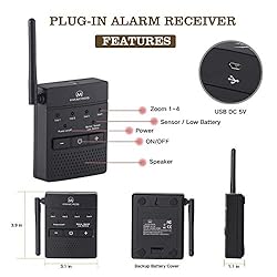 eMACROS Solar Driveway Alarm Sytem Wireless 1/2