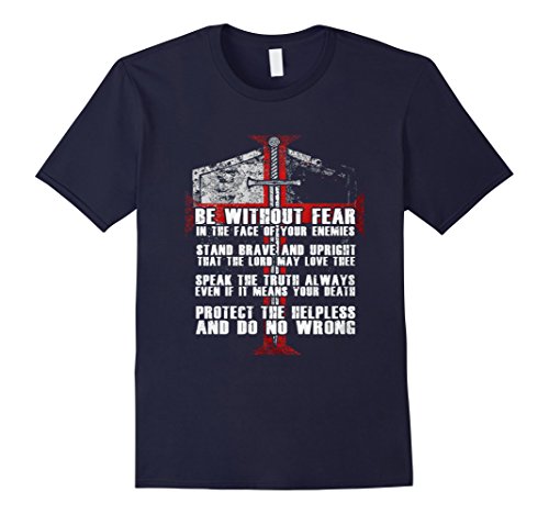 Men's THE KNIGHTS TEMPLAR CODE Shirt 3XL Navy