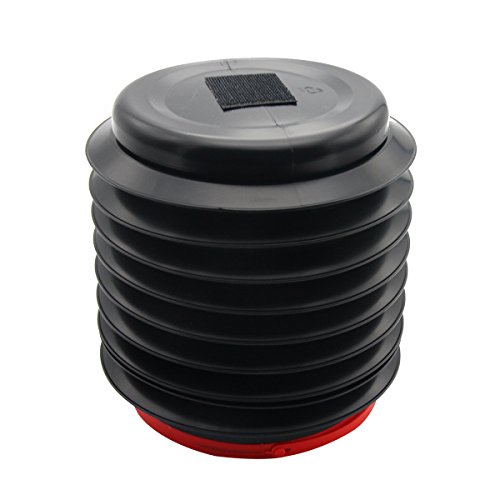 TargetEvo 4.2 QT Outdoor Collapsible Water Carrier Portable Foldable Car Trash Scans Bin Bucket for Fishing Camping Hiking Travelling - Thumbnail 6