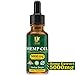 Canolane Organic Hemp Oil Drops 5000mg, Pure Full-Spectrum Support for Anxiety and Pain Relief, Natural Anti-Inflammatory, Omega Fatty Acids, Cold-Pressed Extract