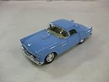 1955 Ford Thunderbird Hard Top In Powder Blue Diecast 1:36 Scale By Kinsmart