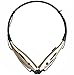 Universal S Gear -7000 Wireless Music A2dp Stereo Bluetooth Headset Neckband Style Earphone Headphone performance flexible comfort quick Foldable Hands free Gold