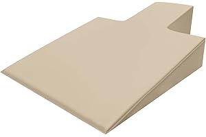 LeisureKing Large Upholstered Pilates Wedge for Pilates Reformer, Exercise Equipment for Pilates Reformer Machine, Workout Pad for Floor Exercises, Ideal for Home Pilates and Studio Use