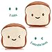 HAKOL Bread Plush Pillow Cushion Doll, 10 Inch – Cotton Food Decoration for Home Interior & Kids Room – Soft Kawaii Plushy Toy for Children – Great Gift Idea