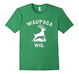 Men's Waupaca_Wis - Strange Hawkins High School Things T-shirt Large Grass