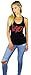 Slayer Womens Distressed Logo Tank Top Medium Black