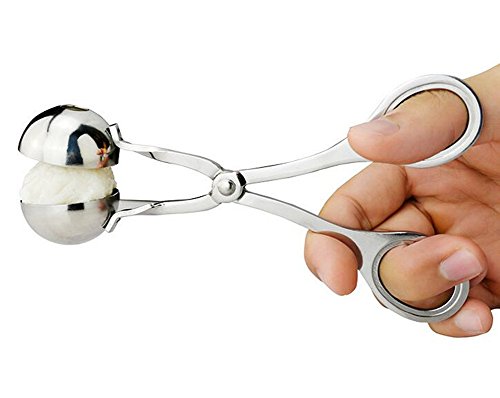 LFHT Mini Stainless Steel Meat Baller Cookie Dough Scoop