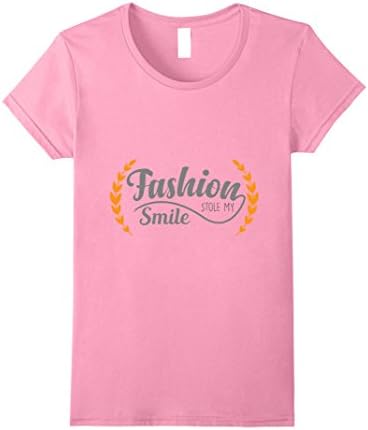 Womens Fashion Stole My Smile T-Shirts Medium Pink