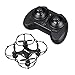 Virhuck GB202 Mini Drone 2.4GHz 4CH 6-AXIS GYRO Multicolor LED, Little Nano RTF Quadcopter with 3D Flips Christmas Gift, Black