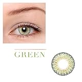 Caikedo Women Multicolor Cute Charm and Attractive Fashion Contact Lenses Cosmetic Makeup Eye Shadow - Green
