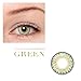 Women Multicolor Cute Charm and Attractive Fashion Contact Lenses Cosmetic Makeup Eye Shadow - Green