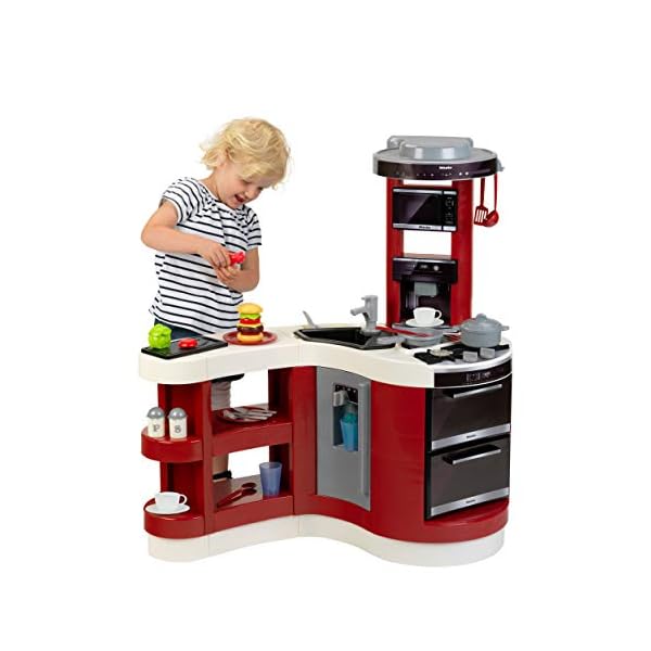 Theo Klein 7101 Miele Küche Wave Spicy I Liebevoll ausgestattete Küche mit modernen Spielgeräten I Inkl. Hamburger-Set I… – Bild 6