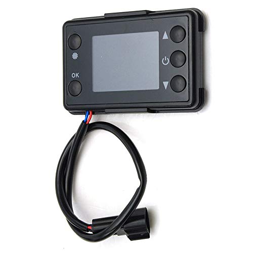 TABODD New 12V Air Diesel Fuel Heater 5KW Vehicle Heater LCD Monitor Silencer 5000W for Trucks Boats Bus Car Motor-Homes Red - Thumbnail 4