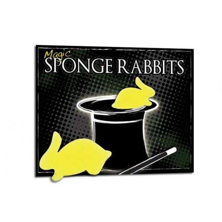 Magic Makers Sponge Rabbits Magic Trick - Yellow Sponge Rabbits Magic Trick