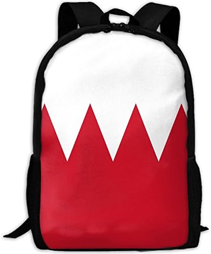WEN7Q Flag Of Bahrain Backpack College School Book Bag Daypack Travel Sports Shoulder Bag For Unisex