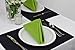 DII Basic Everyday Ribbed Tabletop 100% Cotton, Placemat Set, 13x19, Black, 6 Piece