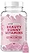 Good Gummy Beauty Bunny Sugar Hair Gummy Vitamins - Biotin Gummies Infused with Coconut Oil with Over 5000mcg Biotin + D, C, E, Multivitamin Gummies - Vegan & Gluten Free 60ct