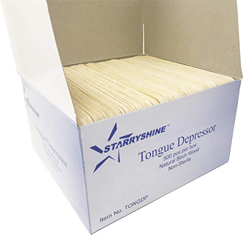 image for Starryshine Tongue Depressors Non-STERILE Standard Size 6