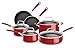 KitchenAid KC2AS10ER 10 Piece Aluminum Nonstick Set, Empire Red, Large