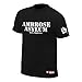 Official WWE Authentic Mens Dean Ambrose Unhinged and on The Fringe T-Shirt Black