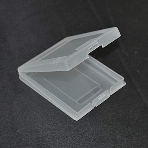 WICAREYO 10pcs Clear White Game Cartridge Protection Case Compatible for Gameboy Color GBC and 10pcs Clear Protection Game Case Dust Cover Compatible for Gameboy Advance GBA - Image 3