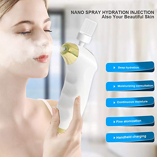 Water Oxygen Machine - Portable Micro-nano Moisturizing Oxygen Injection Sprayer,Moisturizing Cleaning Pores clear blackheads Acne Facial Care Sauna Spa Beauty Skin Rejuvenation Instrument