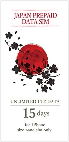 Japan Prepaid SIM Unlimited Data 15 days - for iPhone